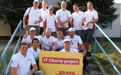Dobrovoľníci z DHL už po 4. krát  pomáhali v centre Dorka